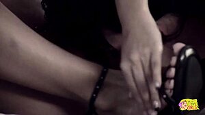 Hot brunette reaches orgasm through solo sex acts