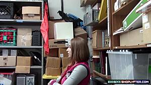 Mall officer catches shoplifter Skylar in the act