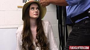 Summer Break Shoplifting And Gets Fucked