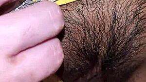 my sexy wifey rocks yellow lingerie with juicy tight pussy