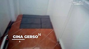 Small titted gina gerson saves mugur in backstage casting