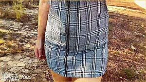 oh no, i forgot my panties under this skirt