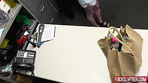 Summer Break Shoplifting And Gets Fucked