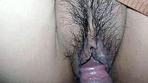 Wet and tight pussy of my stepdaughter's amateur orgasm