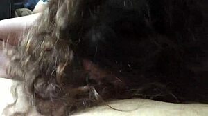Seductive muse gets a messy facial in this homemade video