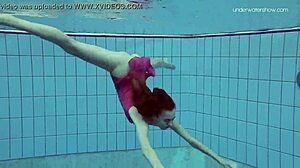 Anna’s solo swim in a bikini, a rather sensual experience