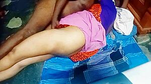Beautiful Indian woman and Tamil man in hot interracial scene