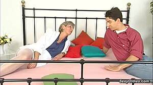 I love how this big cock toyboy drills my blonde cougar pussy