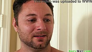 Busty Hot Teen Masseuse Prepares Client For Nuru Massage In Shower