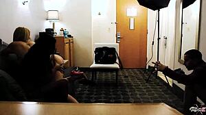 sara jay with big tits gets kissed and squirts during sex