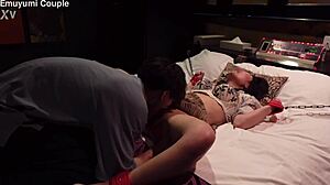 Japanese Beauty Nearly Faints from Intense Cunnilingus Orgasm