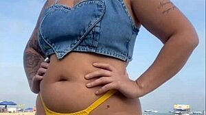 i made him hard flashing at the beach today