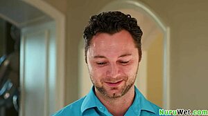 Busty Hot Teen Masseuse Prepares Client For Nuru Massage In Shower