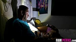 Flashlights Flicker As Stepdad Fucks Quicker.