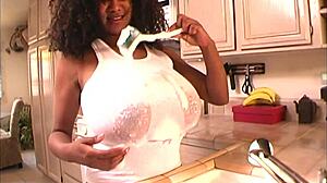 Fucking Black Big Tits Mom In Bed With Anal And Deepthroat