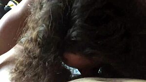 Seductive muse gets a messy facial in this homemade video