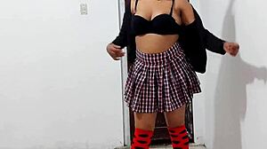Why Does This Student Dance Sexily in Skirt to Avoid Flunking?