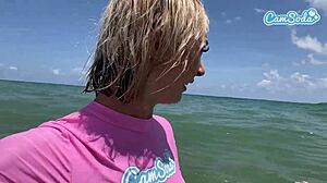 Two girls on webcam chatting softly