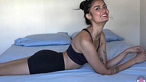 cum in my twerking booty shorts, thigh gap ready... im already prone bone, oops!