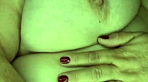 Sexy fat milf strips to show naked pussy and big breasts