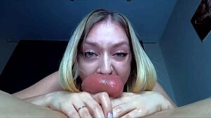 got a throatpie after deepthroating huge dick to the balls