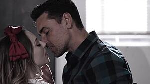 Old teacher seduces petite teen cheerleader for hardcore sex