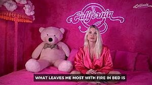 gi genesini masturbates her big tits and ass in california