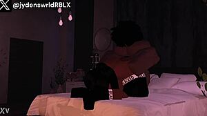 Sex in a Roblox condo room