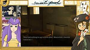 Sweet Pool Yaoi game: Uncensored muscular blonde in action