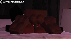 Sex in a Roblox condo room