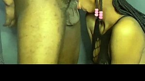 Stepsister Feels Passion in Giving Blowjob with Spitting