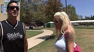 Blonde Chick Fucked Hard With Blowjob Cumshot