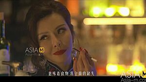 asian model su yu tang asks for cum in stockings