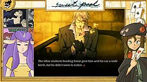 Sweet Pool Yaoi game: Uncensored muscular blonde in action