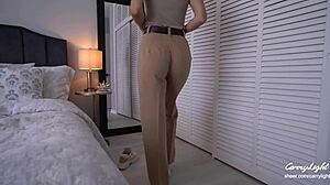 Stepmom's forbidden love for her son's big cock