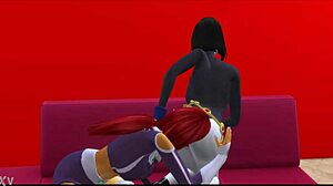 Raven And Starfire In Titan Threesome Babes With Big Asses And Tits!