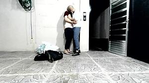 Behind School, Naughty Fingering and Blowjobs Begin