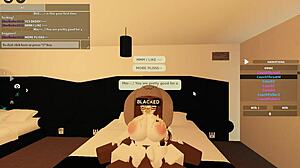 Wanna see wild anal in this blacked Roblox porn threesome?