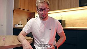 nerdy step bro turned on by my ass