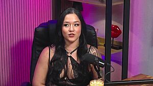 Damn, guided handjob with hot Brazilian brunette!