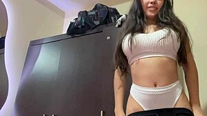 Your daughter is taking off her clothes on the camera