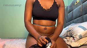 Petite Ebony Teen Moans Loudly During Hard Fucking Bent Over in Doggystyle