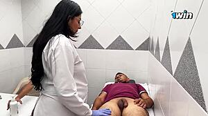 Wild nurse threesome fuck inSPIRES extreme pleasure
