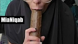 Mia’s Niqab Compilation 8 Got Arab Deepthroat and Ass Shaking. Her Submissive Vibe and Feet Play Are Insane! 🔥