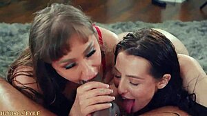 Interracial double blowjob compilation by HouseOfYRE Vol 3