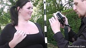 The photographer picked up the model after filming to have sex