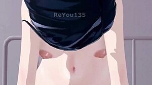 genshin impact yelan in hot 3d action