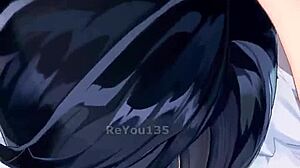 genshin impact yelan in hot 3d action