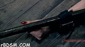 this brunette babe is a slave to hardcore toy pleasuring