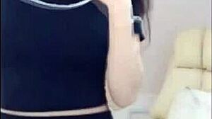 chi danny performs a sexy dance on webcam